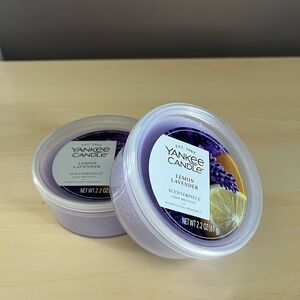 Two New Yankee Candle Lemon Lavender Wax Melt Cups